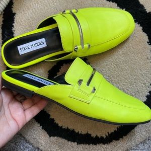 STEVE MADDEN NEON MULES